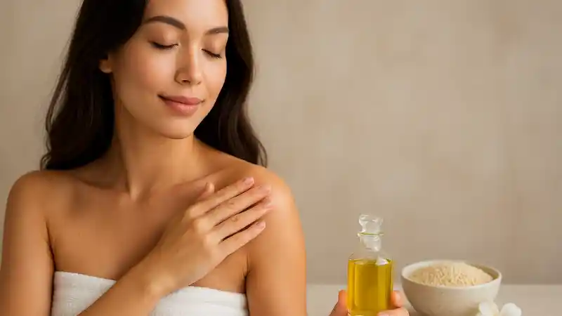 Huile de sésame pour le corps