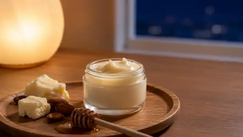 Crème mains réparatrice nuit maison