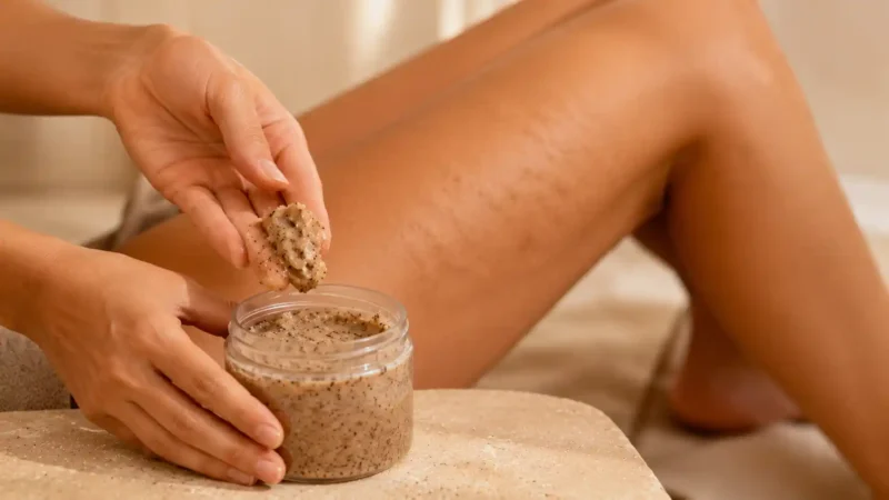 Gommage naturel anti-cellulite maison