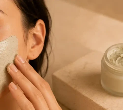 Masque purifiant pores naturel maison Masque purifiant pores naturel maison au karité, argile blanche et huile de pépins de raisin