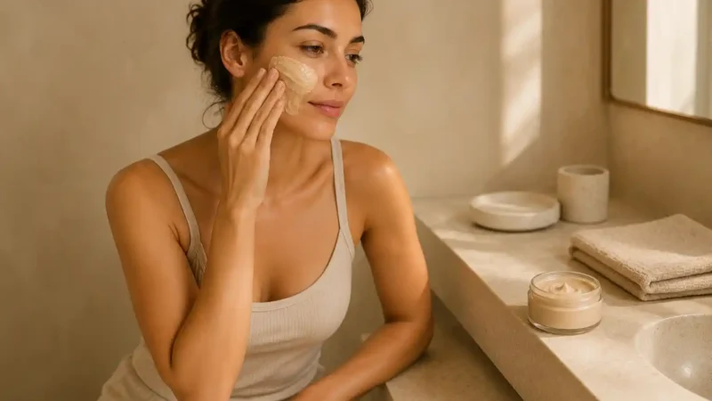 Masque teint terne naturel fait maison