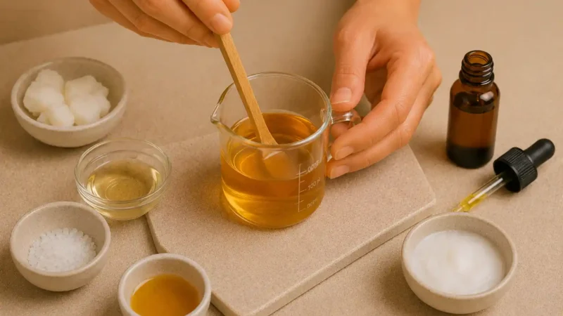 Recette baume mains réparateur