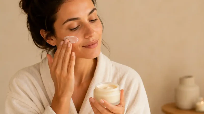 Routine beauté naturelle week-end femme