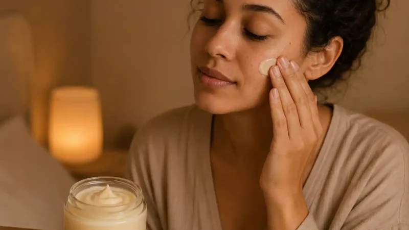 Recette soin réparateur visage nuit