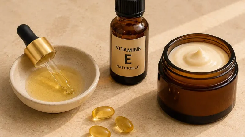Soin anti-âge vitamine E naturel maison